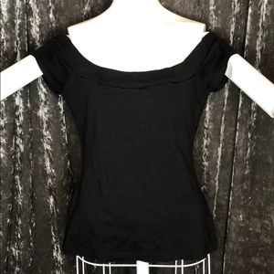 Pin up girl off shoulder shirt